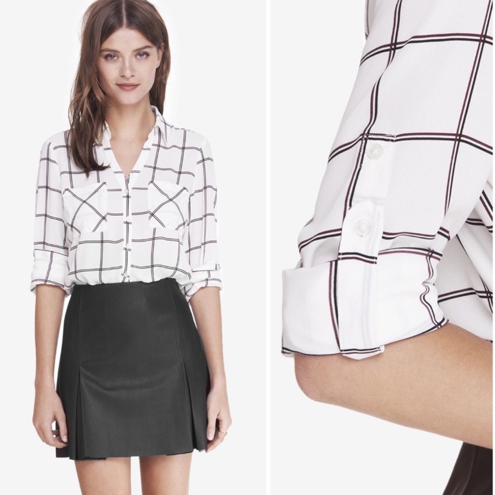 Express Portofino Window Pane XS Blouse